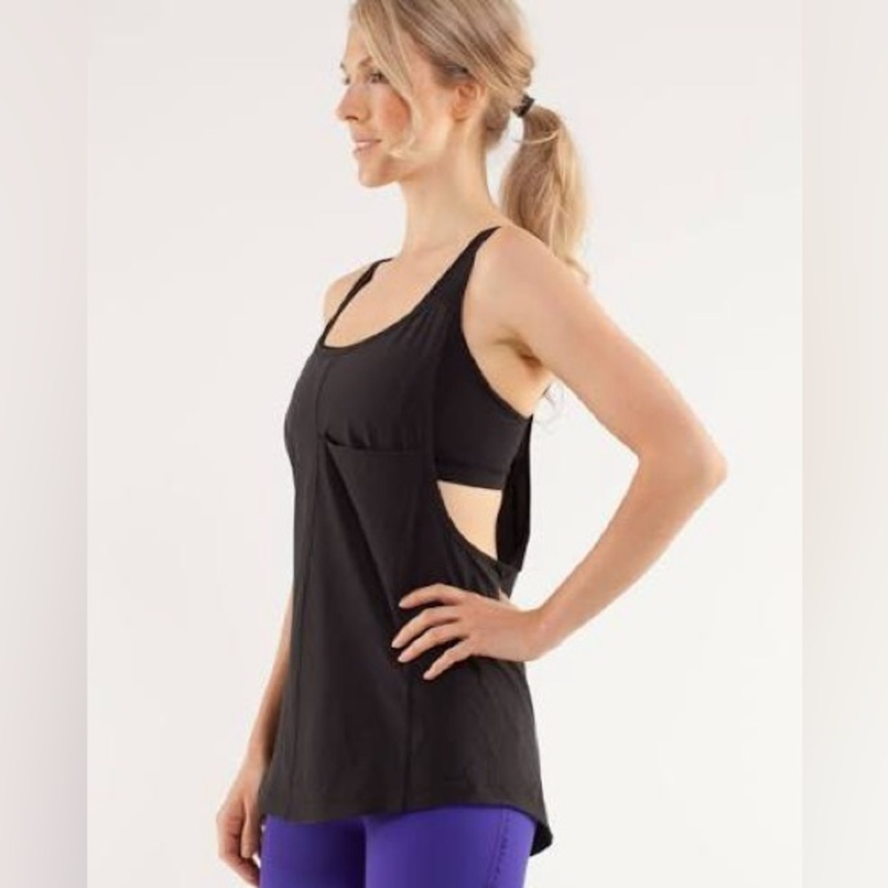 Lululemon Run: For Your Money Tank in Black Size 8